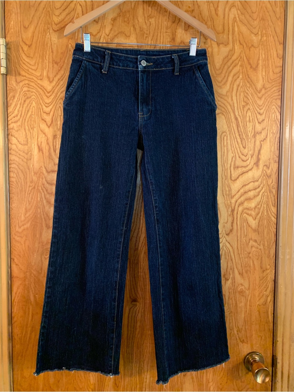 Women’s Dark Blue Wide-Leg Jeans